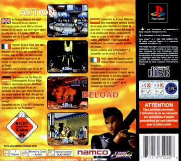 Time Crisis (US) box cover back